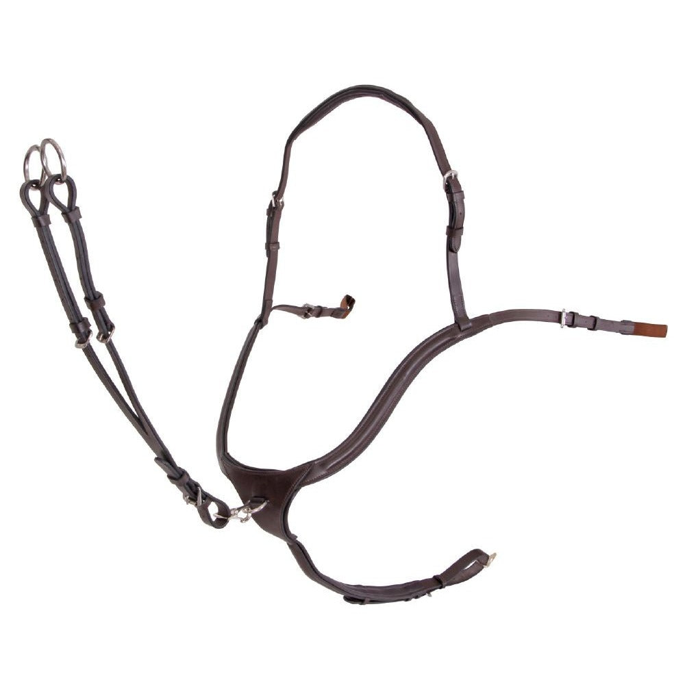 Platinum 3 Point Contoured Breastplate - Brown