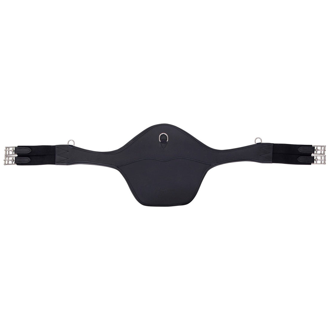 Platinum Anatomical Stud Girth - Black
