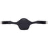 Platinum Anatomical Stud Girth - Black