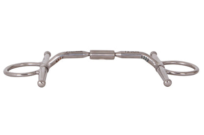 Platinum Full Cheek Eggbutt Bit with Roller - 2