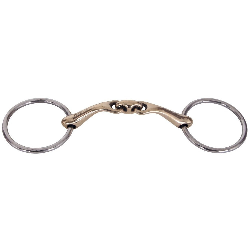 Platinum German Silver Curved Month Training Bit with Lozenge