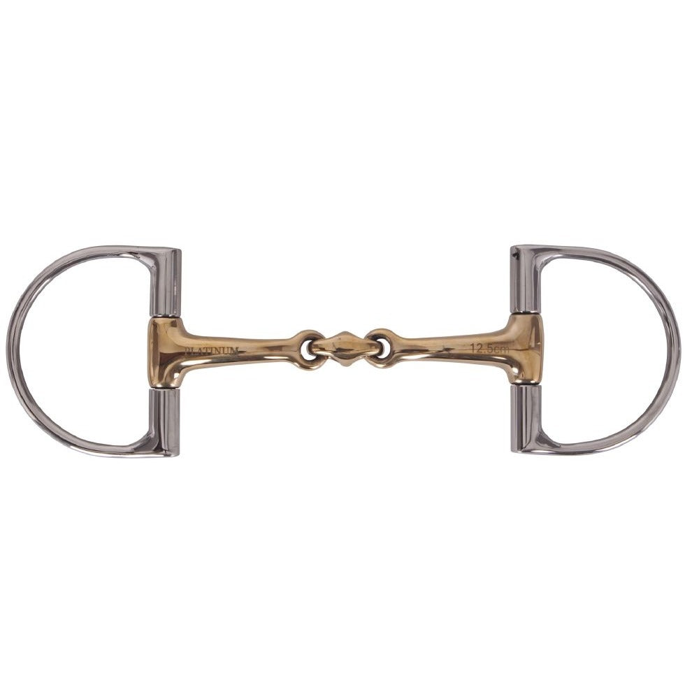 Platinum German Silver Dee Bit with Lozenge