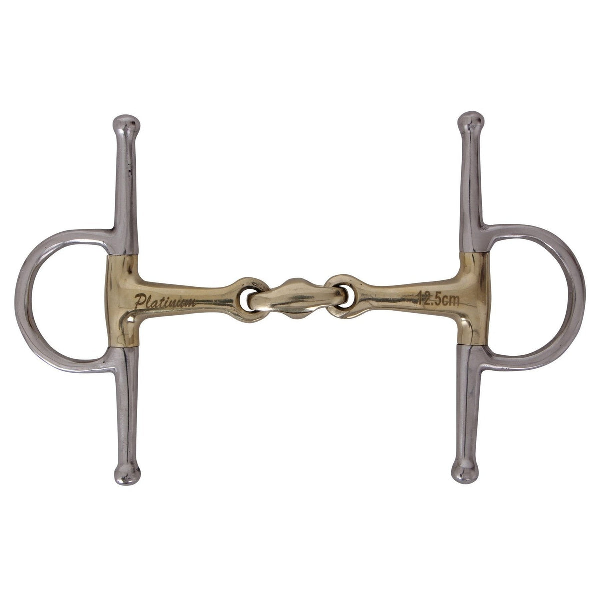 Platinum German Silver Full Cheek with Lozenge