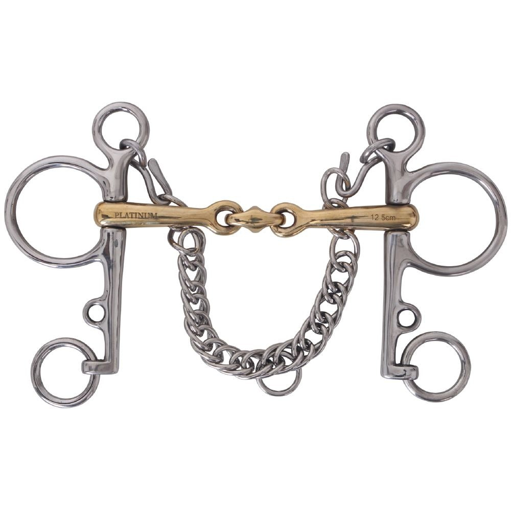 Platinum German Silver Pelham with Lozenge