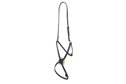 Platinum Mexican Grakel Noseband - Black