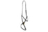 Platinum Mexican Grakel Noseband - Black