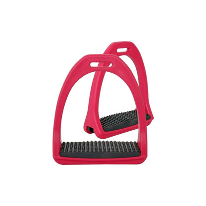 Platinum Premium Stirrup Irons - Red