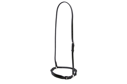 Platinum Raised Drop Noseband - Black