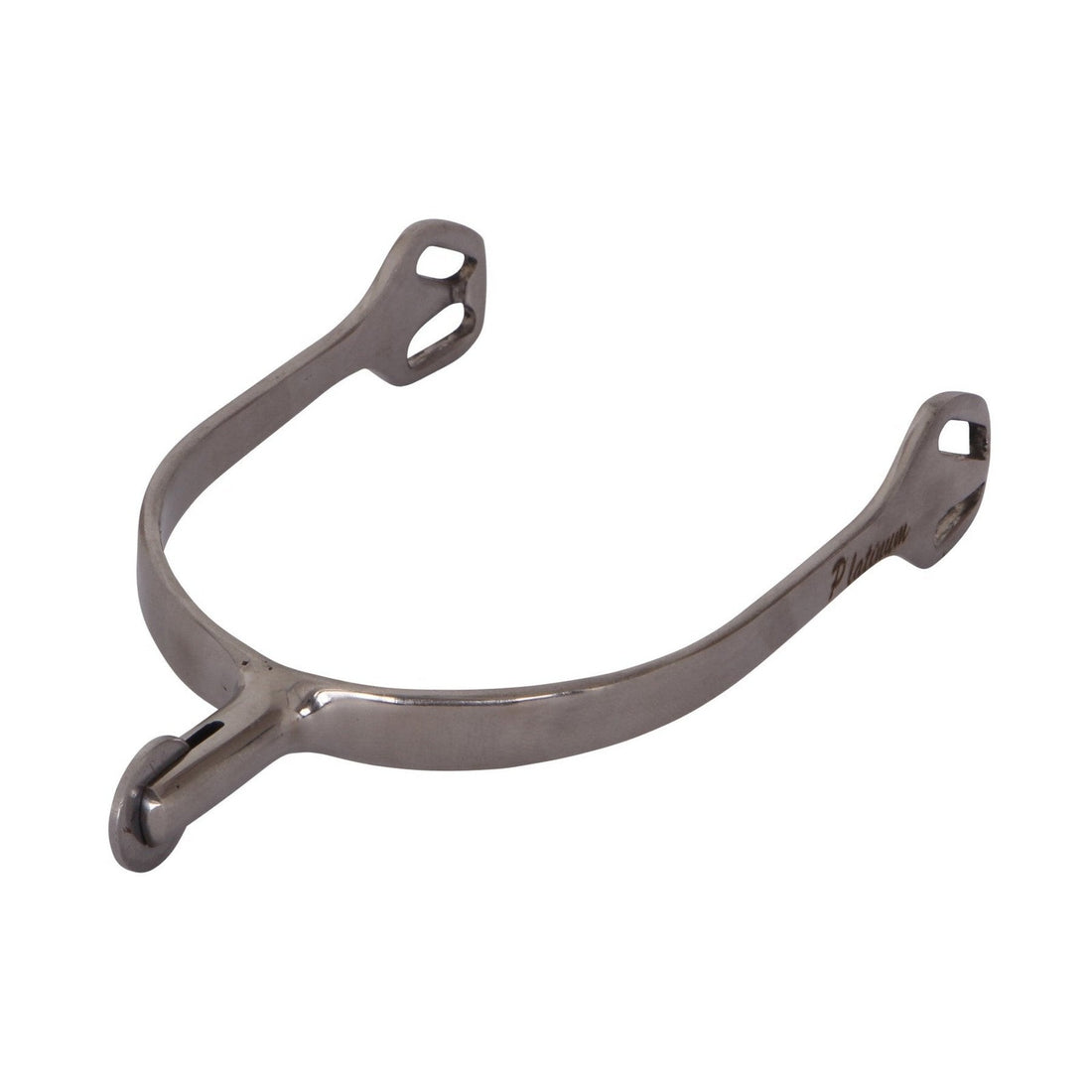 Platinum Smooth Rowel Spur