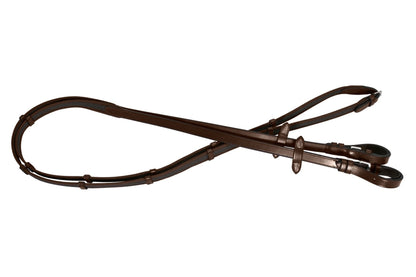Platinum Sure Grip Reins - Brown