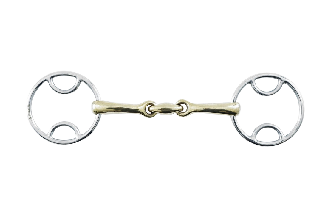 Premier Equine Brass Alloy Bevel Bit with Lozenge