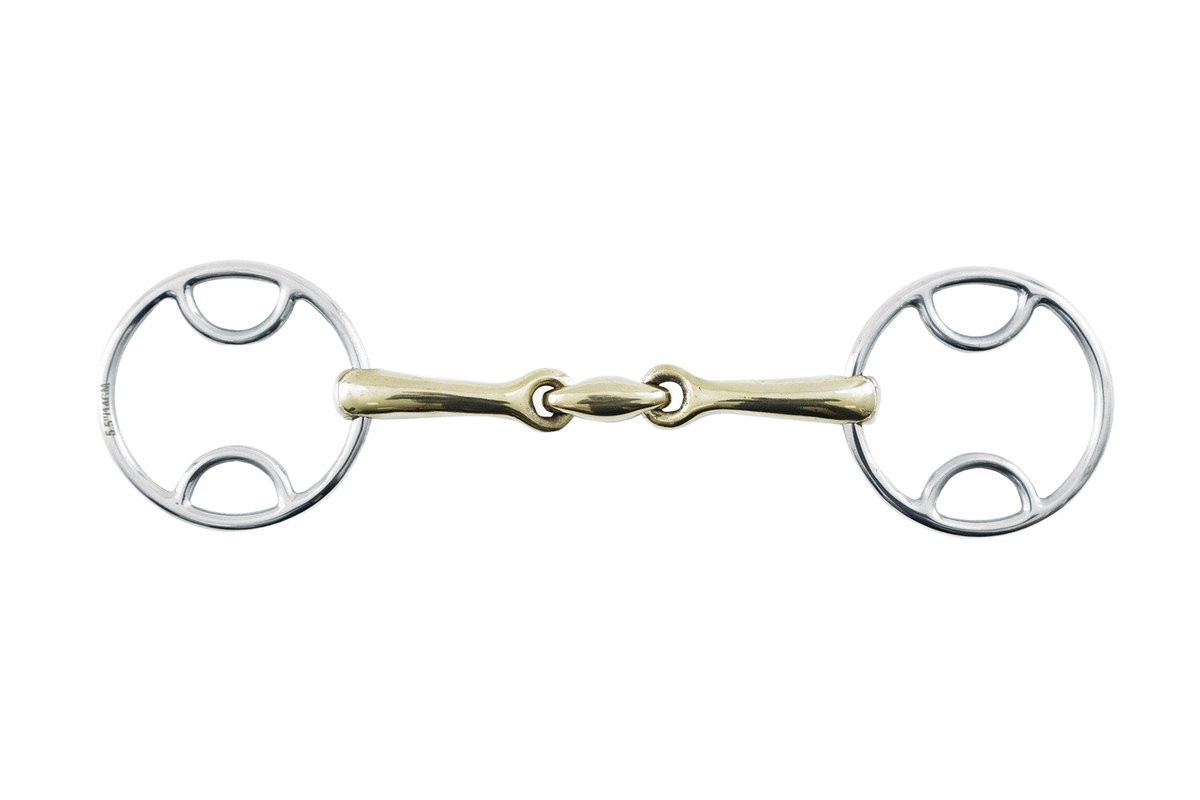 Premier Equine Brass Alloy Bevel Bit with Lozenge