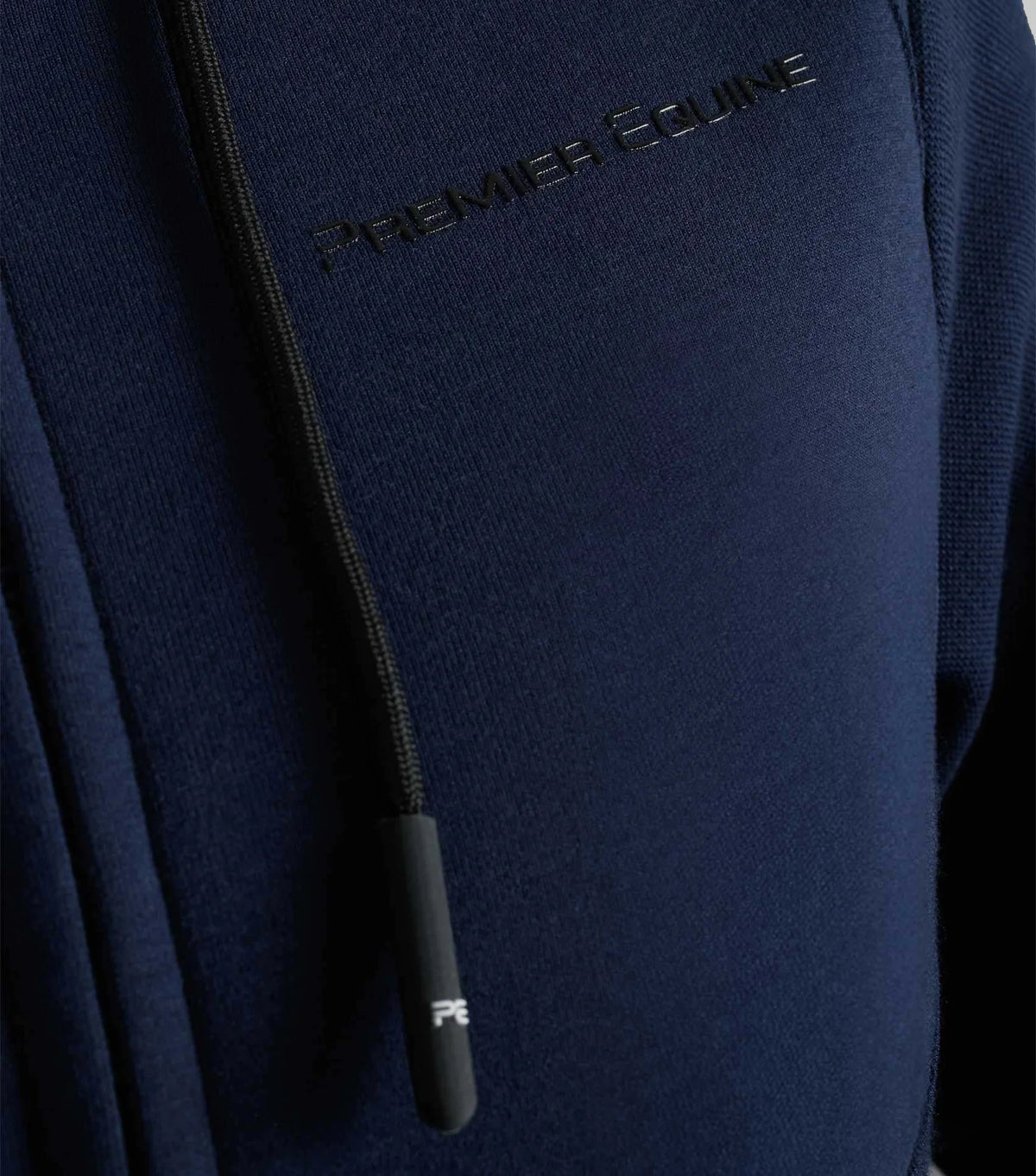 Premier Equine Legato Hooded Full-Zip Sweatshirt Phantom - Navy - 4