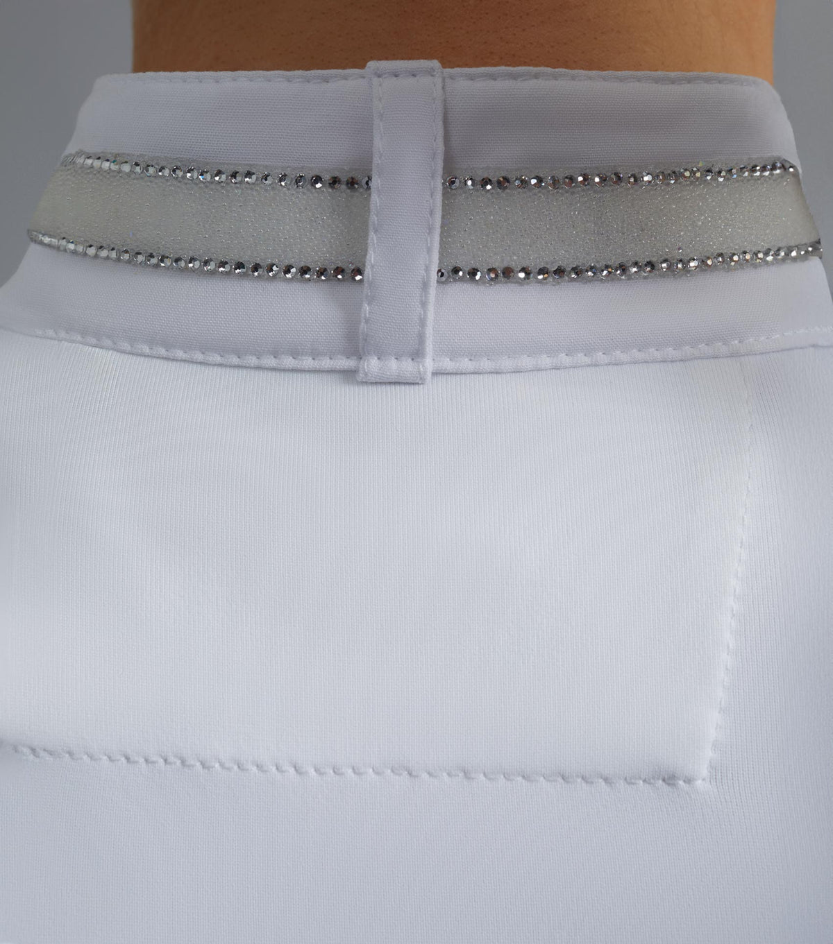 Premier Equine Maria Diamante Show Shirt - White - 6