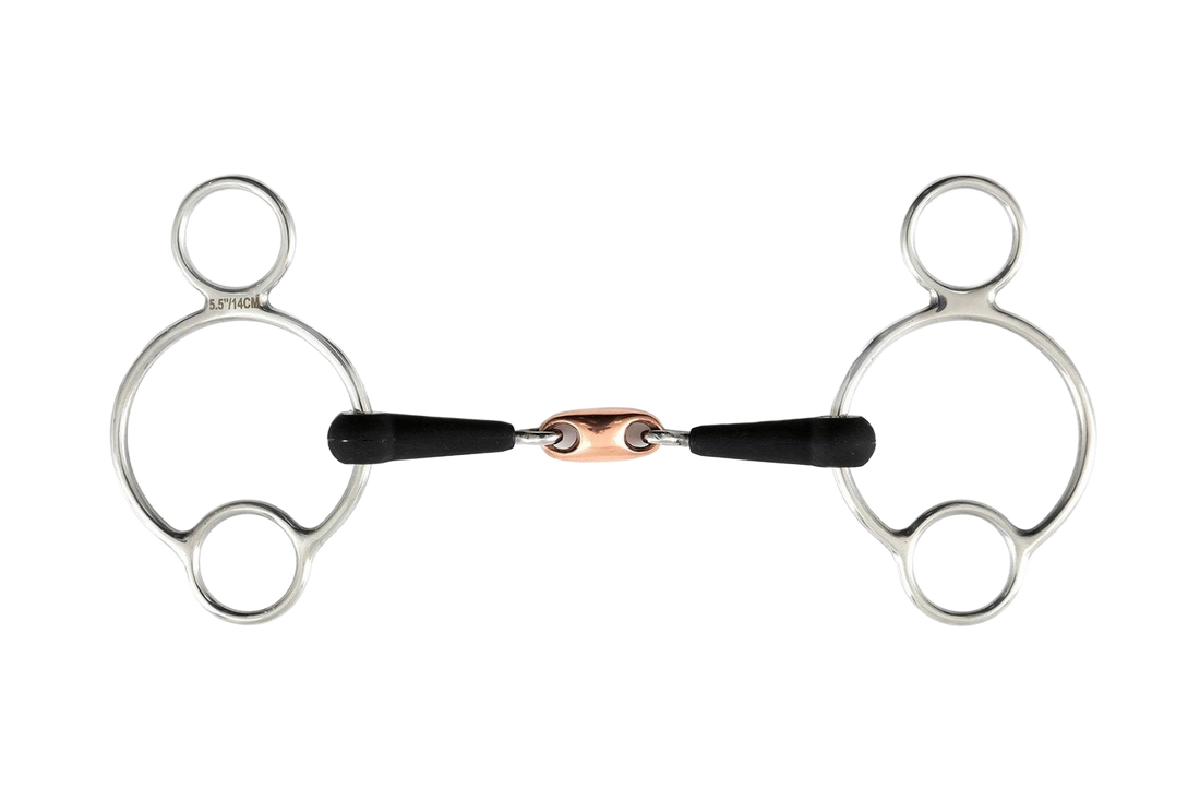 Premier Equine Rubber Universal Bit with Lozenge