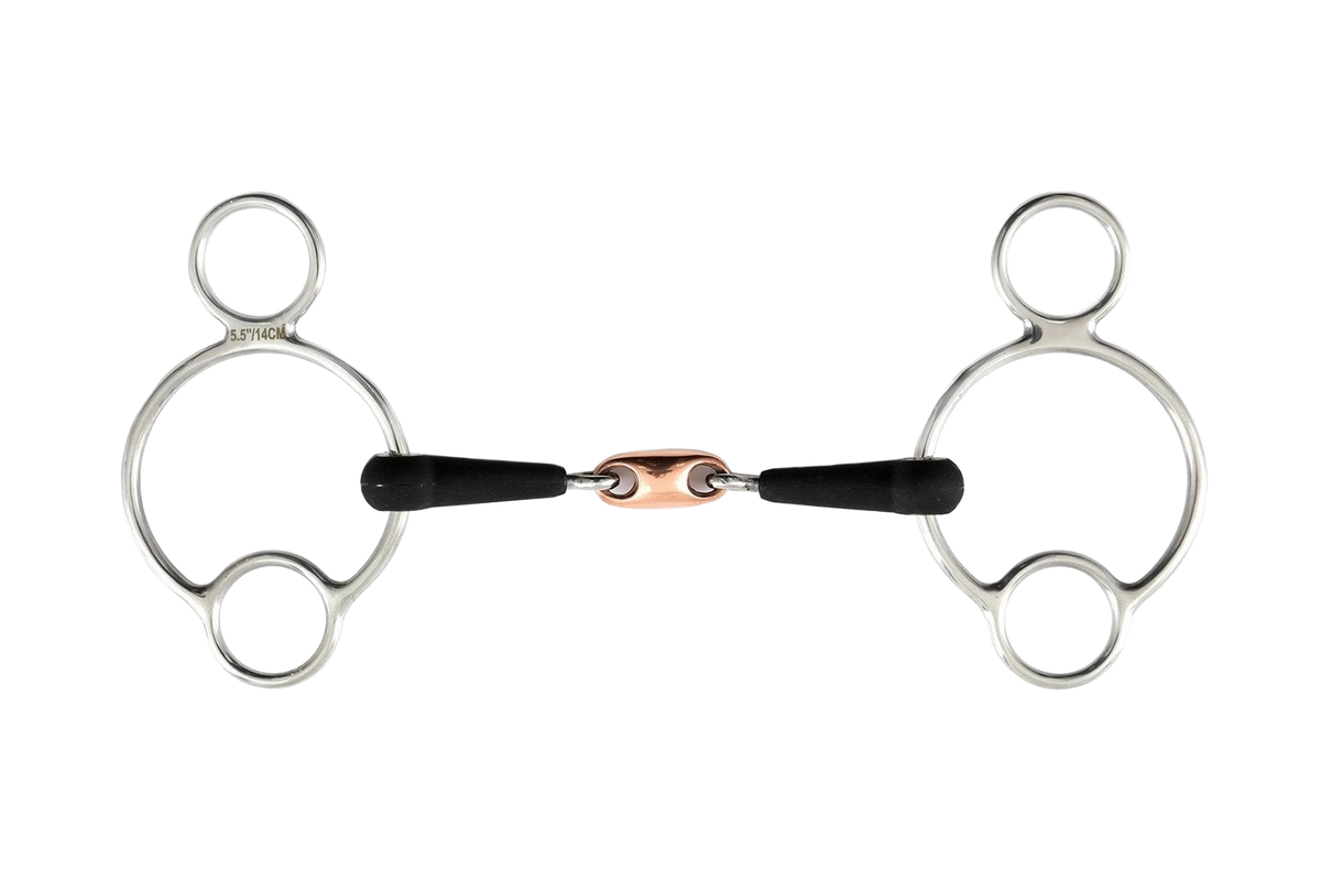 Premier Equine Rubber Universal Bit with Lozenge