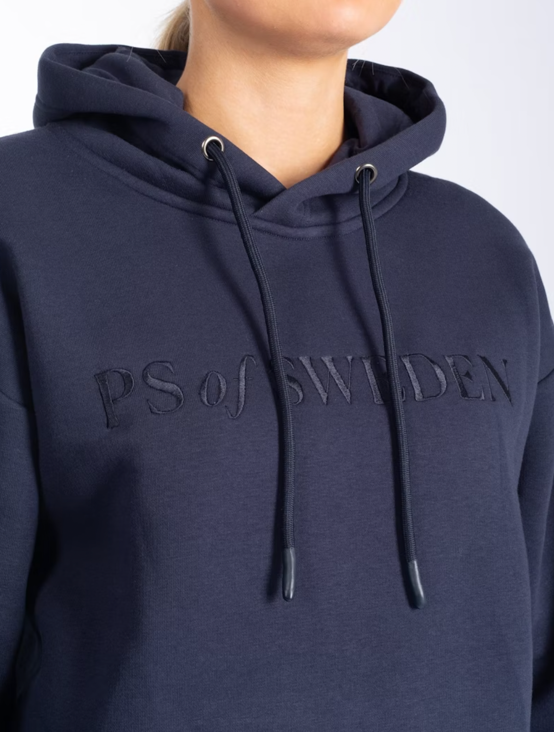 PS of Sweden Angela Hoodie - Navy Logo