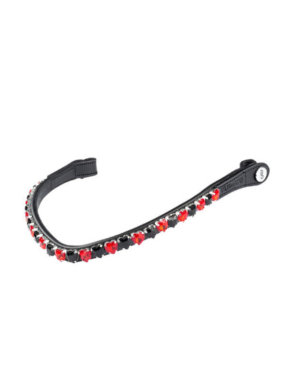 PS of Sweden Browband Heart - Black