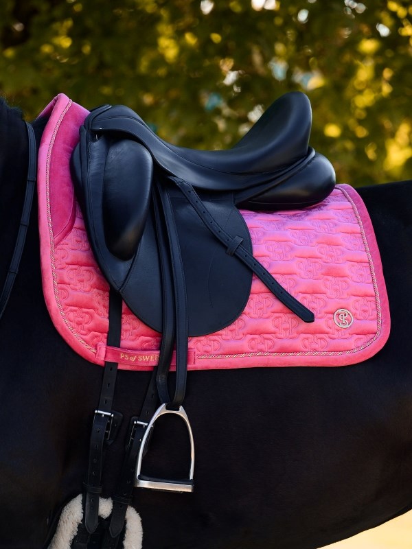 PS of Sweden Dressage Pad Velvet Monogram - 9