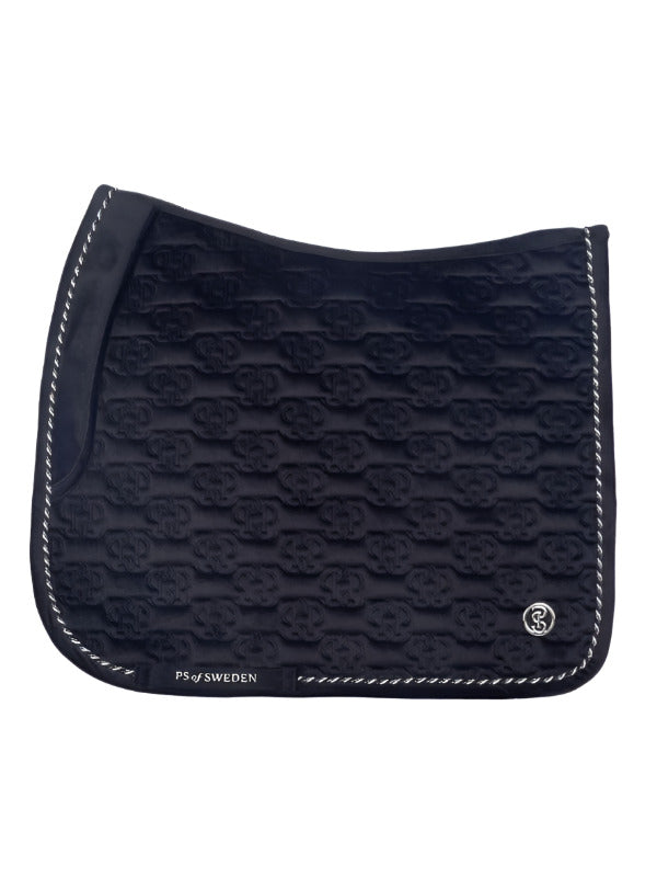 PS of Sweden Dressage Pad Velvet Monogram - Black