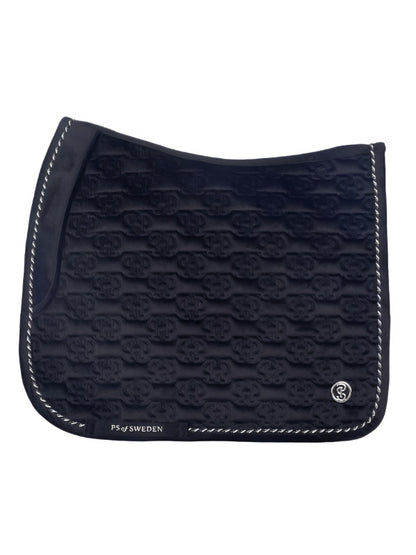 PS of Sweden Dressage Pad Velvet Monogram - Black