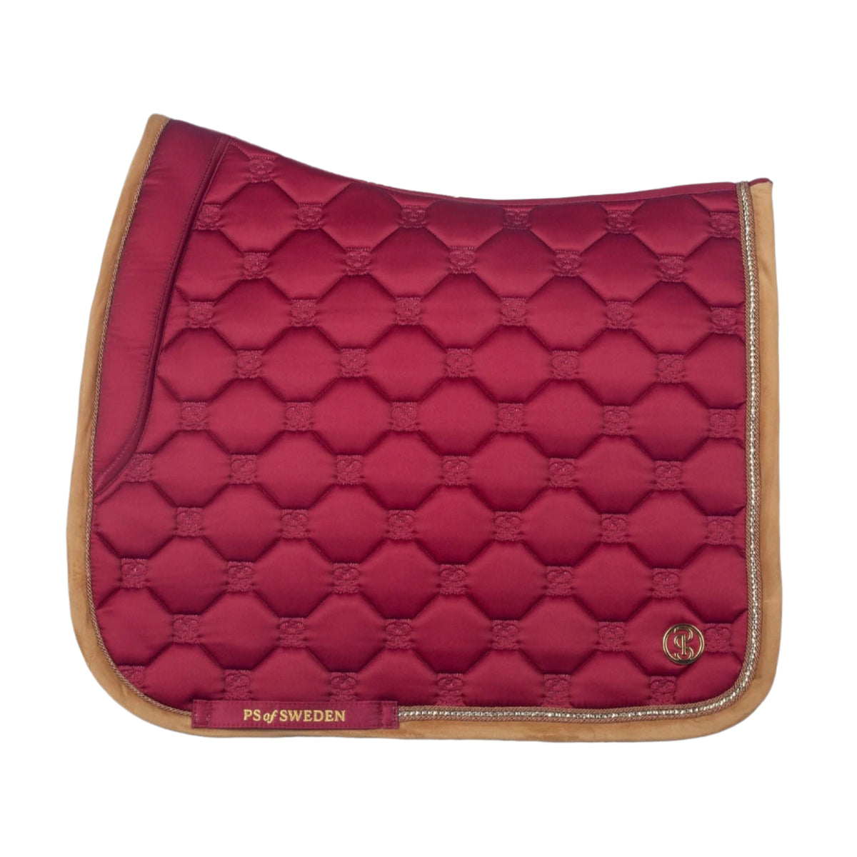 PS of Sweden Dressage Pad Vintage Monogram - Midnight Fuchsia