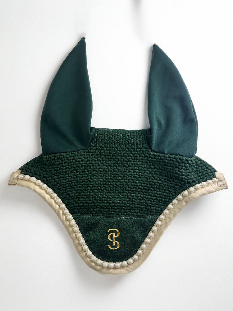 PS of Sweden Ear Bonnet Stardust - Sparkly Emerald
