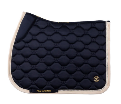 PS of Sweden Jump Saddle Pad Vintage Monogram - Navy
