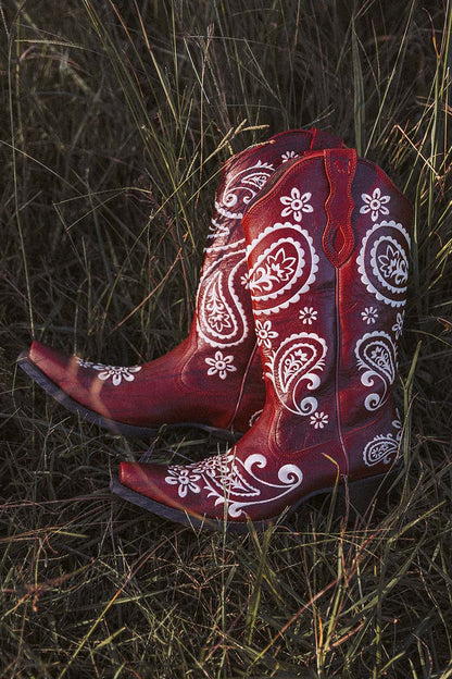 Ringers Western 1772 Womens Boots - Red Lifestyle