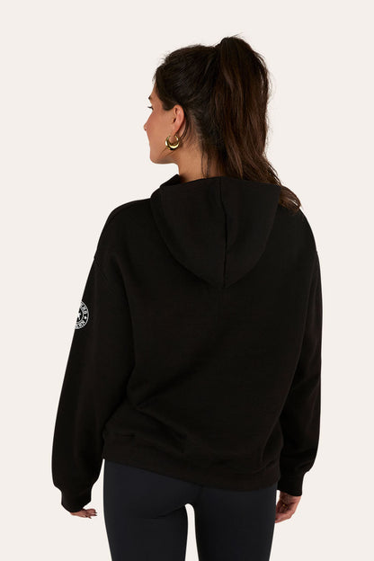Ringers Western Ace Womens Oversized Hoodie - Black Back