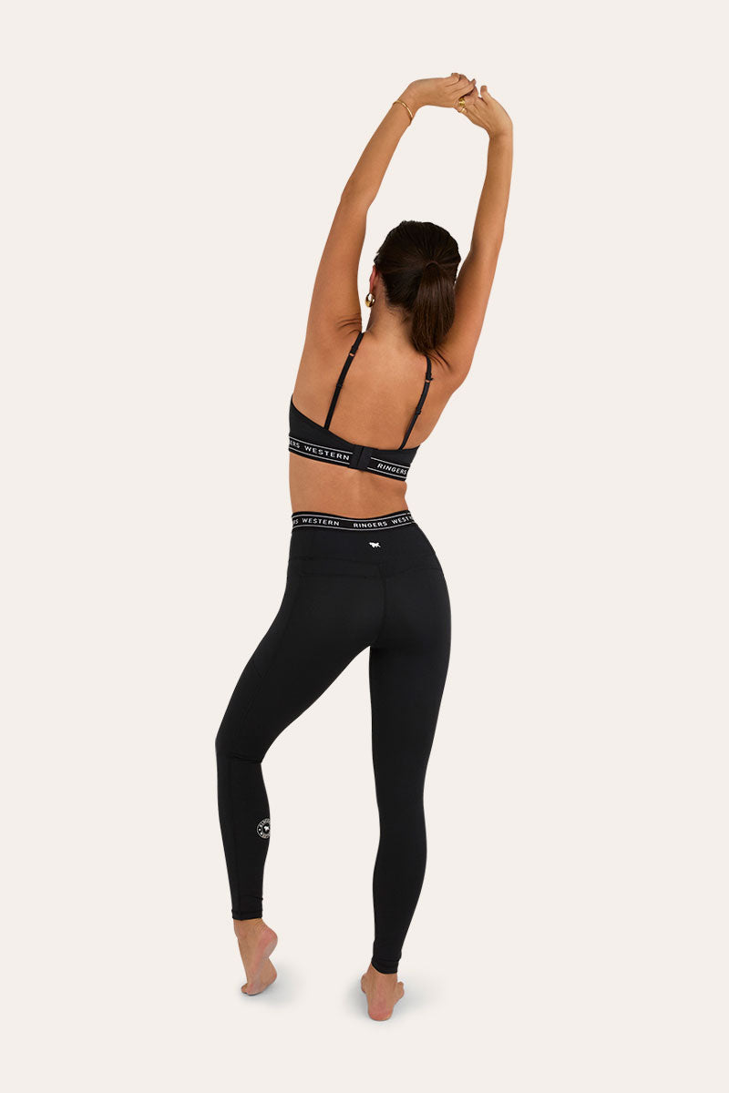 Ringers Western Active Womens Logo Elastic Pocket Legging