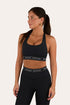Ringers Western Active Womens Logo Elastic Support Crop - Front