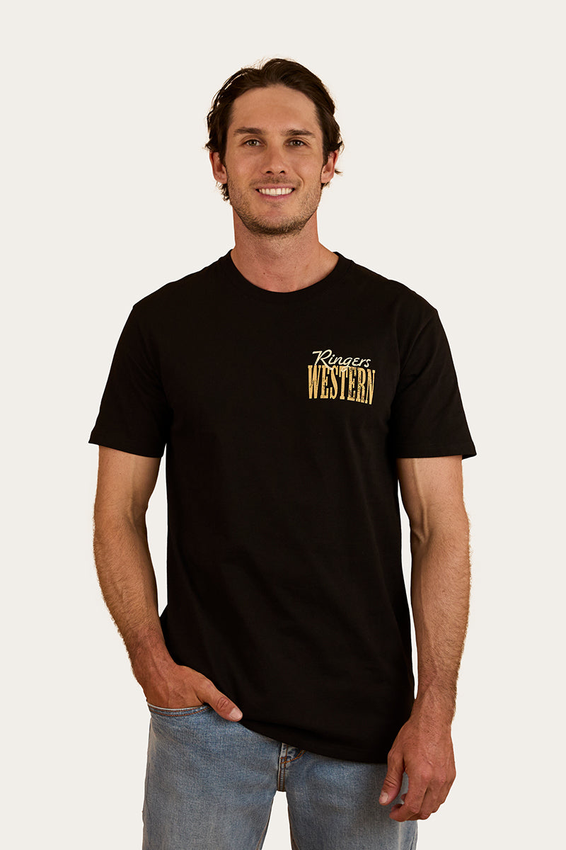 Ringers Western Aint My First Rumbo Mens Stock Fit T-Shirt - 2