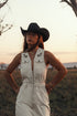 Ringers Western Airlie Womens Denim Dress - Off White