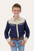 Ringers Western Alamar Kids Western Shirt - Navy Front