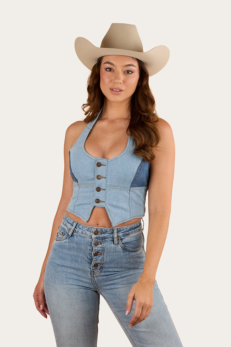 Ringers Western Alinta Womens Denim Bustier - 4