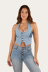 Ringers Western Alinta Womens Denim Bustier - Front