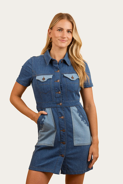 Ringers Western Alinta Womens Denim Mini Dress