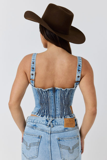 Ringers Western Asher Womens Bustier Top - 6