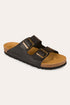 Ringers Western Ashford Unisex Leather Cork Sandal - Black Side