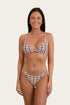 Ringers Western Ashton Check Womens Slide Tri Bikini Top