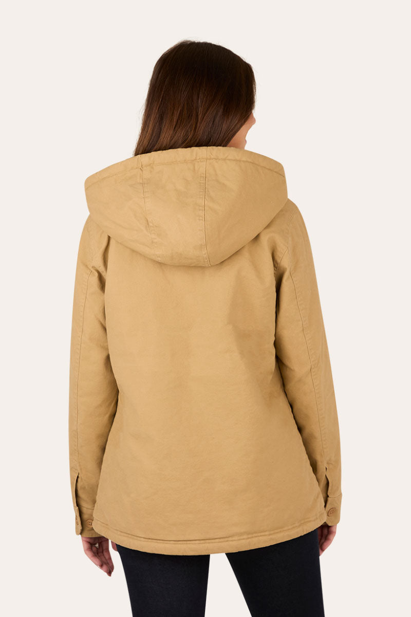 Ringers Western Aspen Womens Canvas Jacket - Sand Back