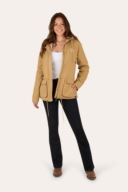 Ringers Western Aspen Womens Canvas Jacket - Sand Front