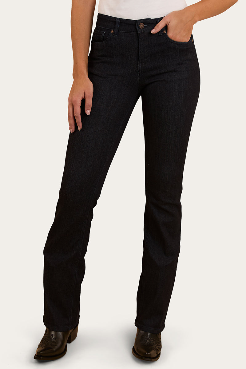 Ringers Western Athena Womens Mid Rise Bootleg Jean