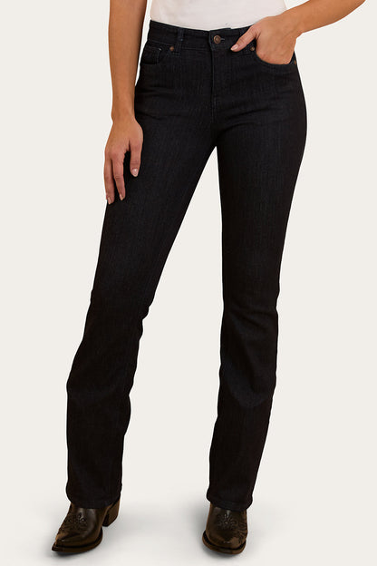 Ringers Western Athena Womens Mid Rise Bootleg Jean