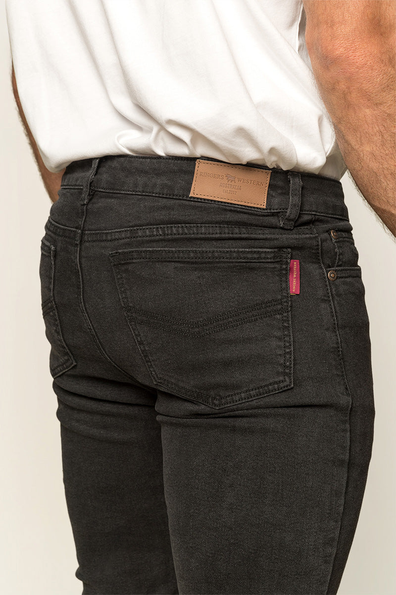 Ringers Western Austin Mens Mid Rise Slim Fit Jeans - 3