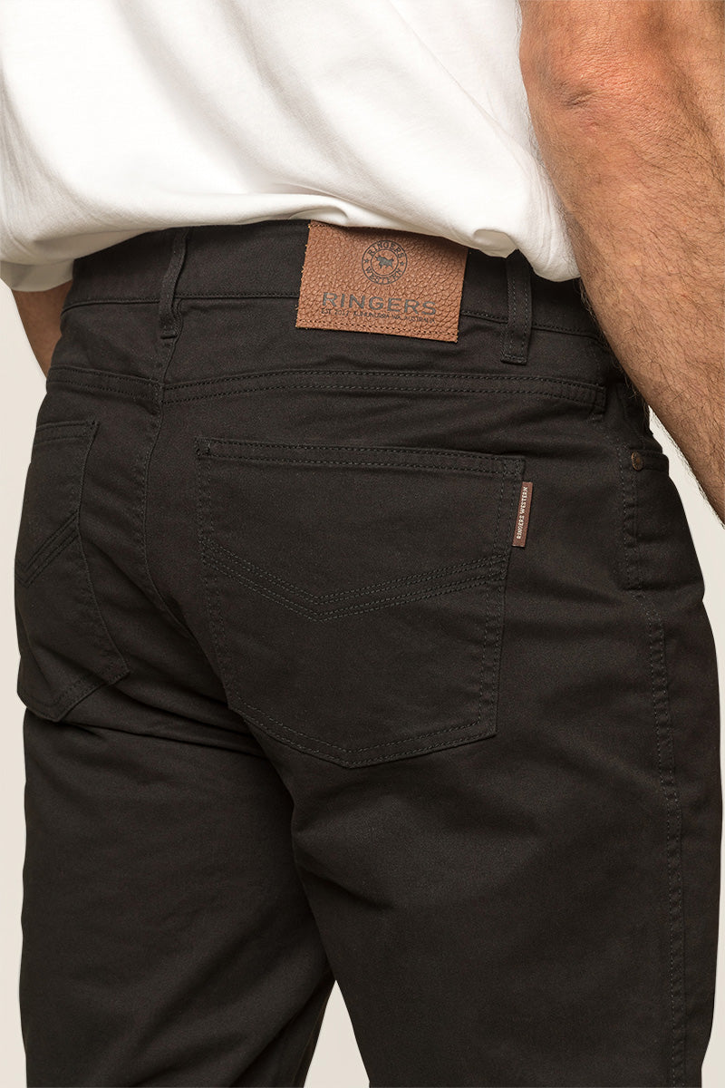 Ringers Western Avondale Mens 5 Pocket Stretch Drill Jeans - 9