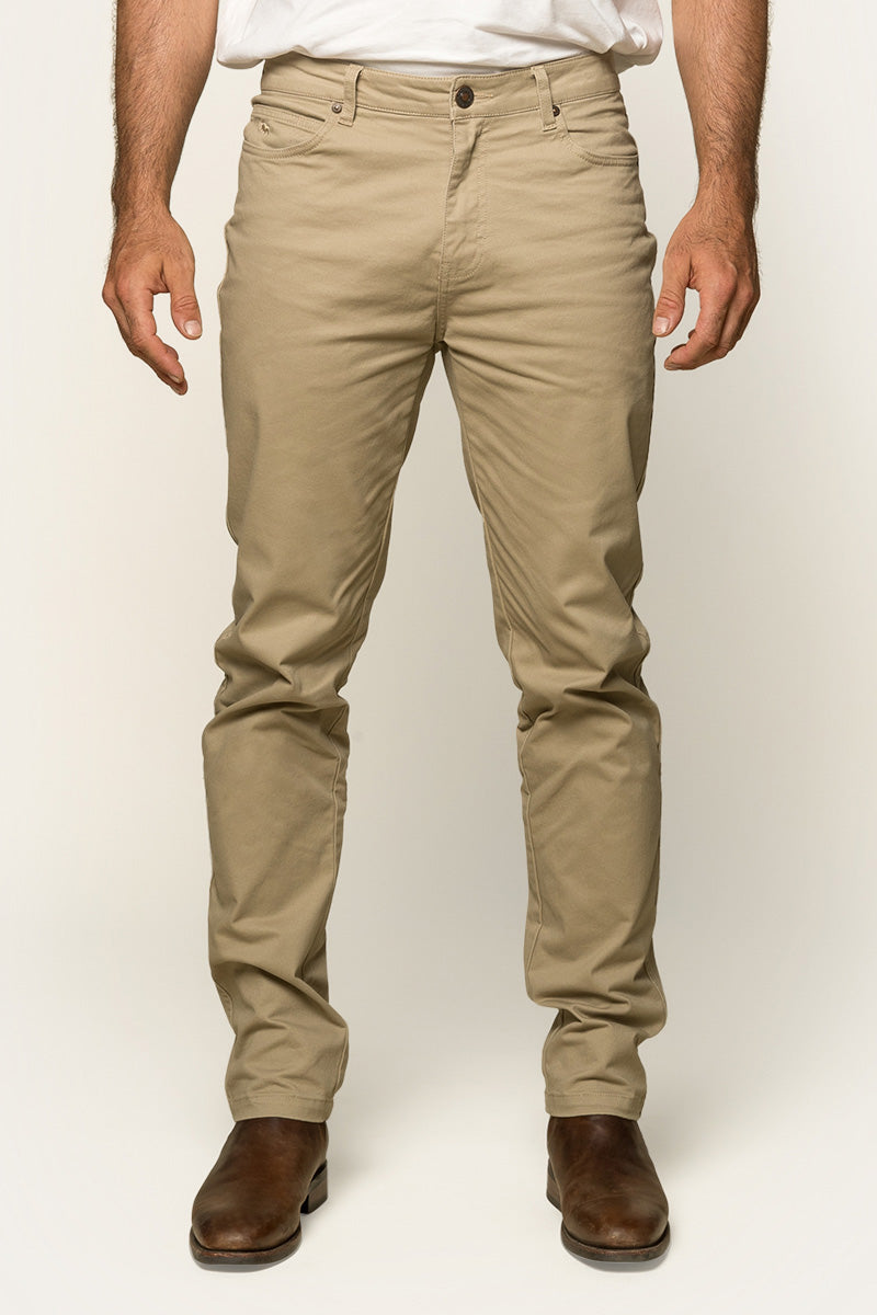 Ringers Western Avondale Mens 5 Pocket Stretch Drill Jeans - Set