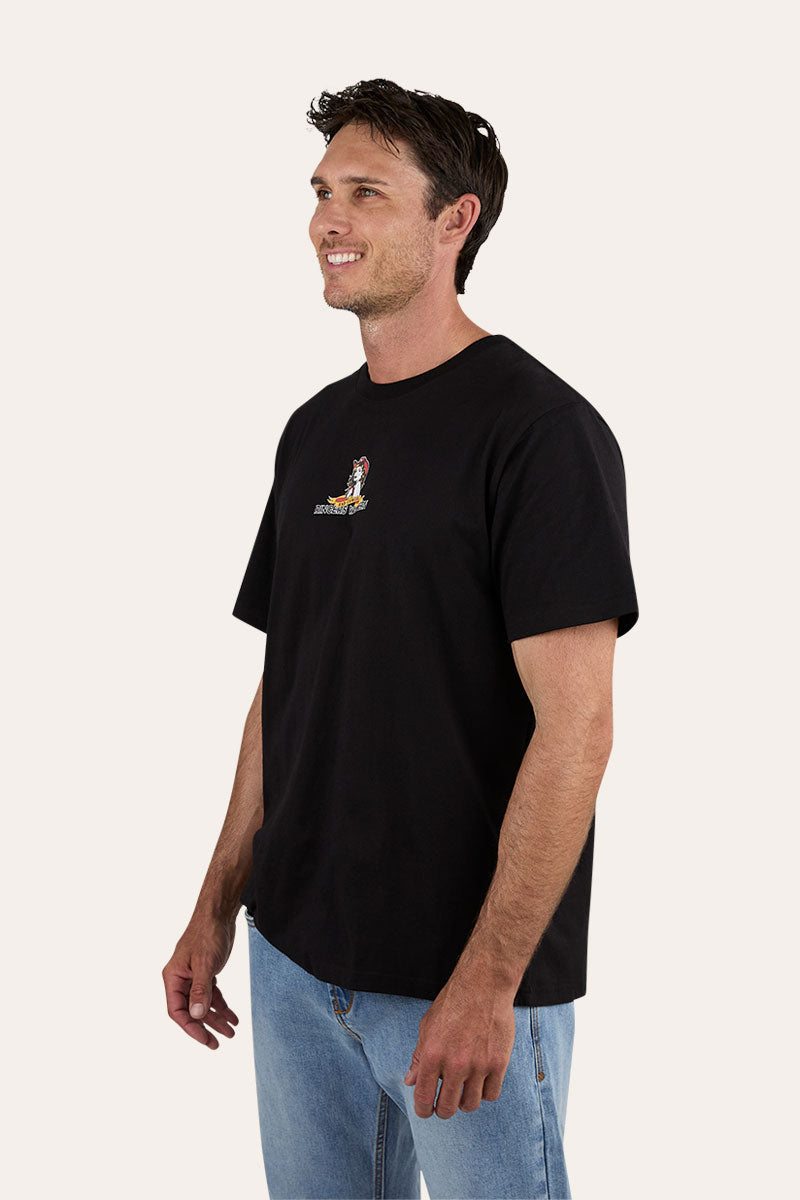 Ringers Western Bad Cowgirls Mens Loose Fit T-Shirt - Side