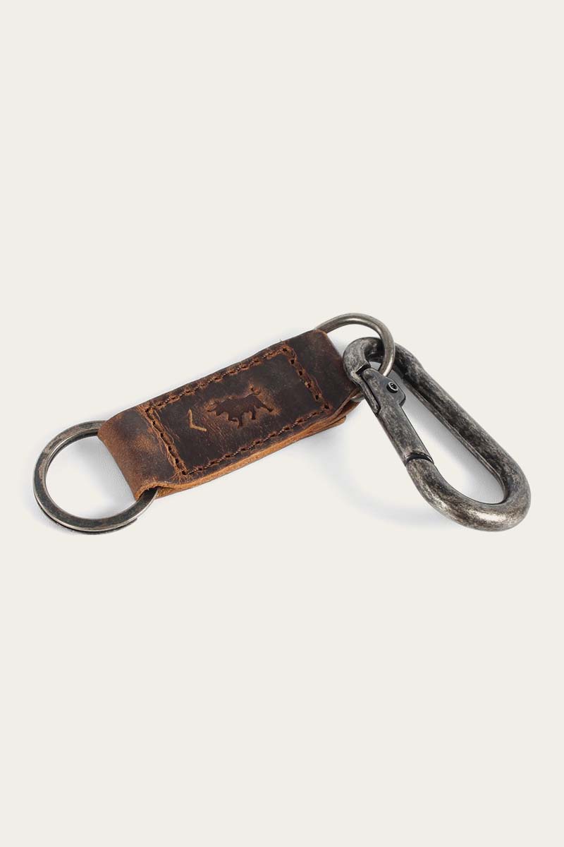 Ringers Western Banjo Keyring - Burnt Brown